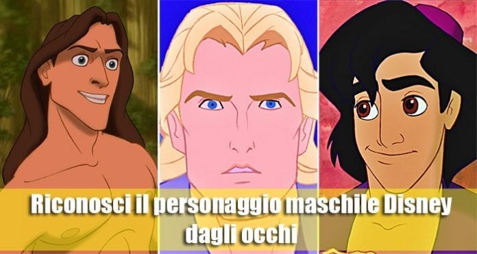 personaggi maschili disney