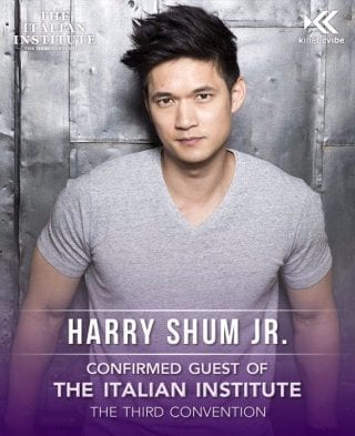 The Italian Institute 2019 Harry Shum Jr 