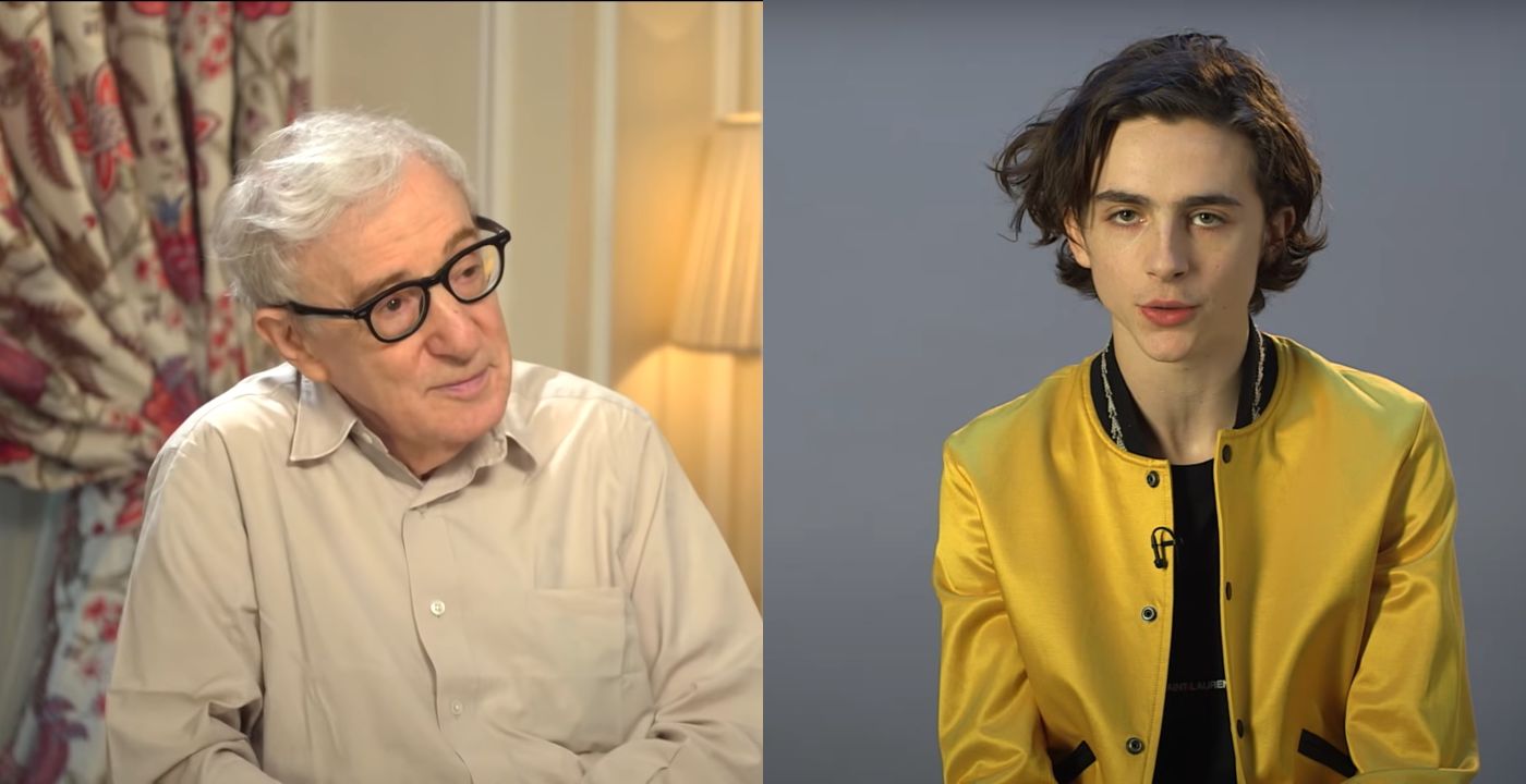 woody allen timothée chalamet