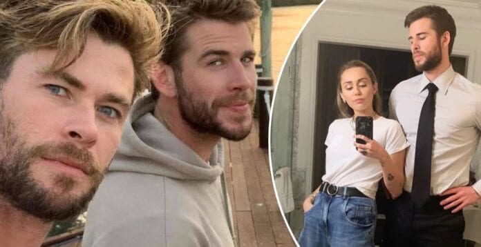 chris hemsworth miley cyrus