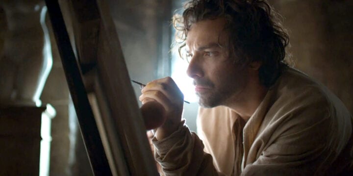 Aidan Turner è Leonardo da Vinci