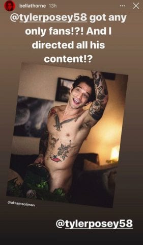 bella thorne tyler posey onlyfans