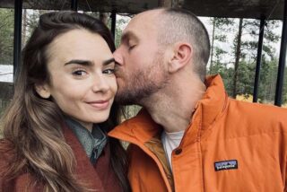 Lily Collins e il marito Charlie McDowell