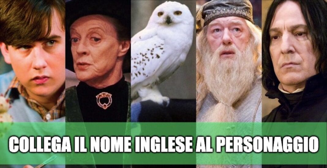 Personaggi Di Harry Potter In Inglese