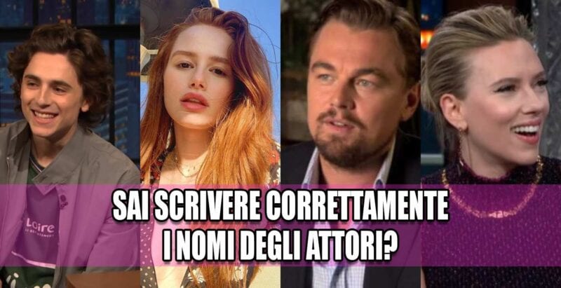 nomi attori quiz