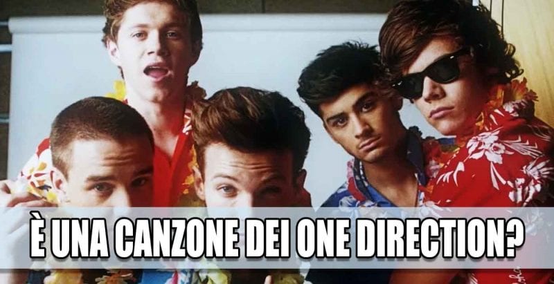 canzone one direction