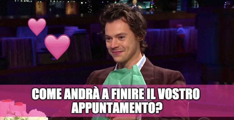 harry styles appuntamento quiz