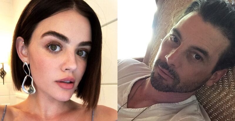 lucy hale skeet ulrich foto bacio