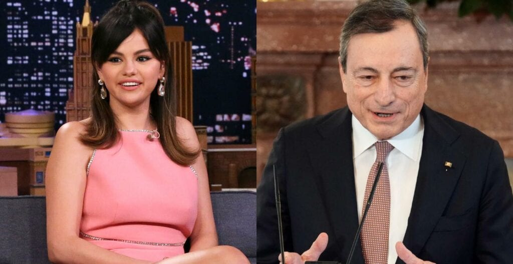 Selena Gomez Mario Draghi