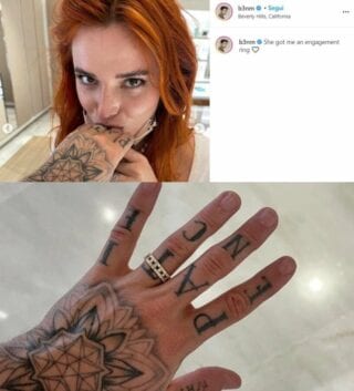 bella thorne compra anello benjamin