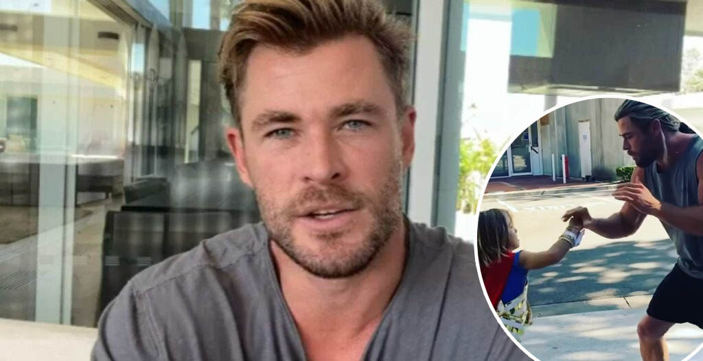 chris hemsworth figlio