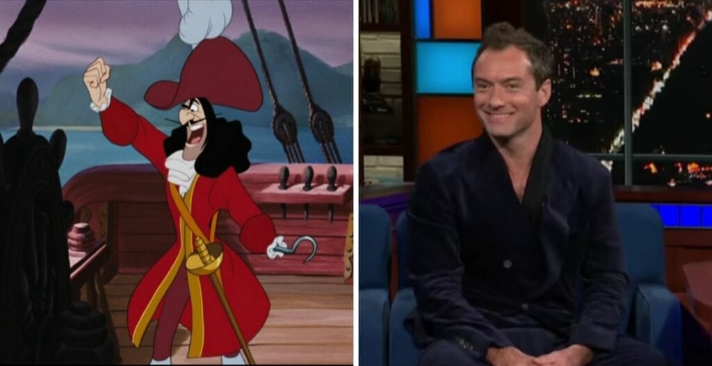 jude law capitan uncino foto peter pan e wendy