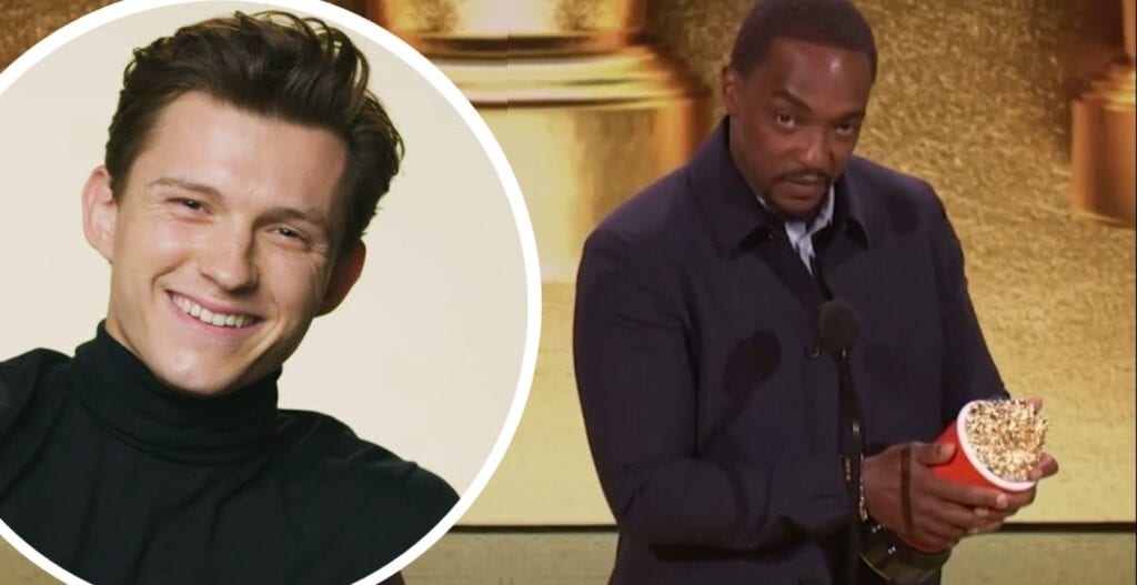 anthony mackie tom holland mtv awards 2021
