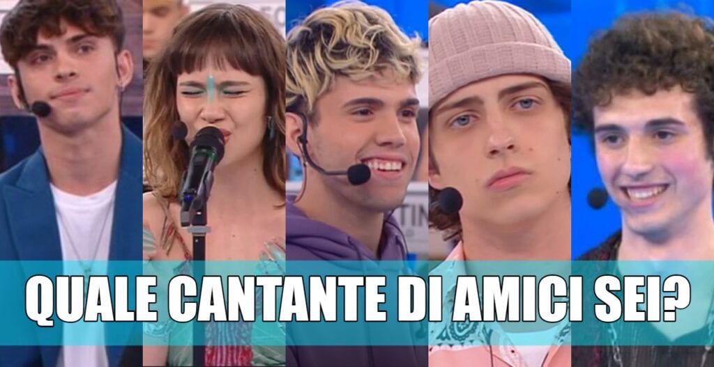 cantante amici quiz