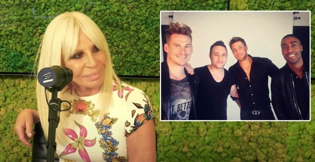 donatella versace blue blur