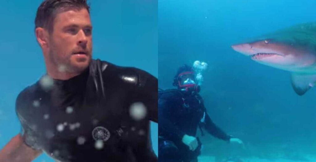 Chris Hemsworth squali national geographic