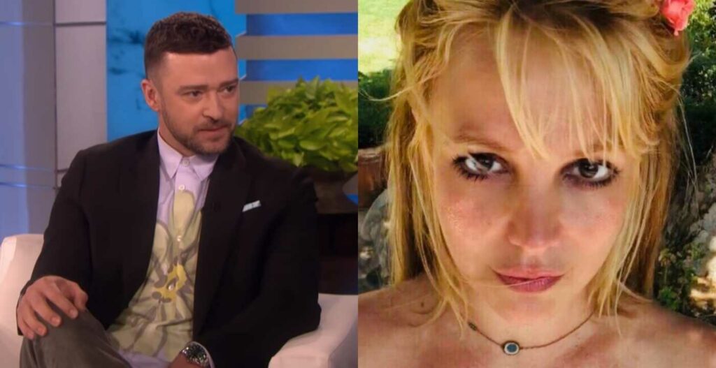 justin timberlake supporto britney spears