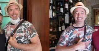robert downey jr celebrità in italia