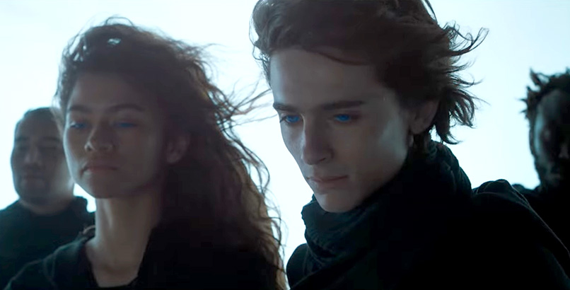 DUNE trailer video film Timothée Chalamet Zendaya