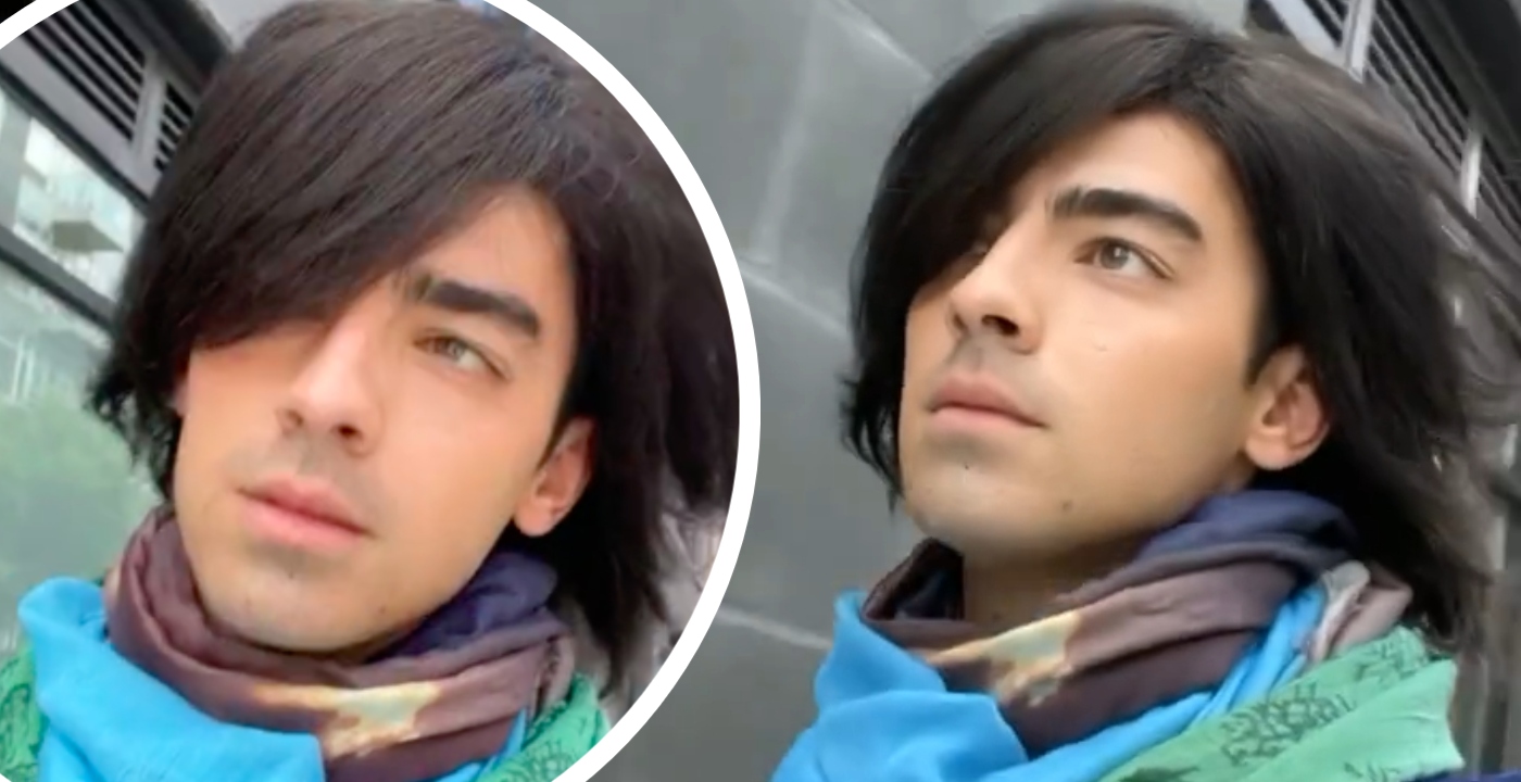 joe jonas throwback video parrucca