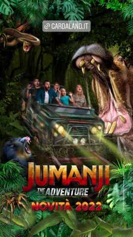 gardaland attrazione jumanji 2022
