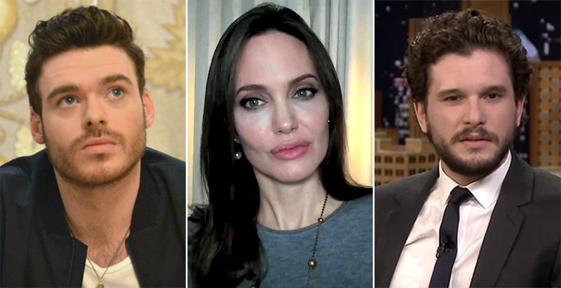 Angelina Jolie, Richard Madden Kit Harington Roma