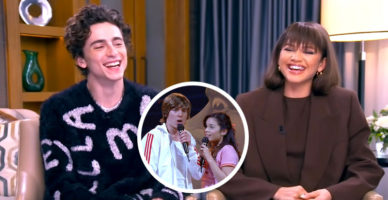 Timothée Chalamet Zendaya High School Musical