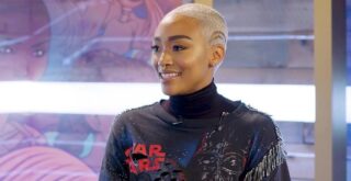 Estamos obcecadas pelo delineado bicolor da Tati Gabrielle, de 'Sabrina