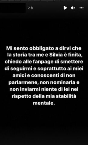 Sissi ex fidanzato Instagram