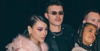 aaron piper danna paola milano fashion week