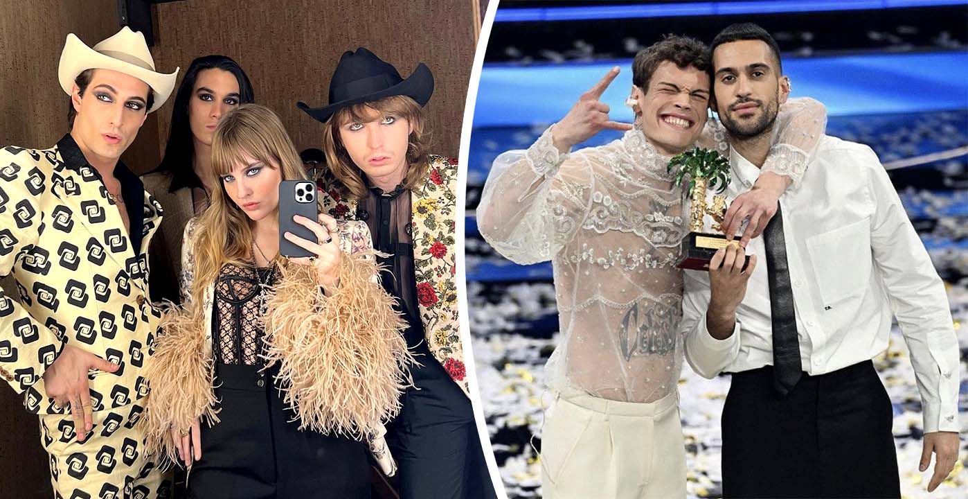 auguri Maneskin Mahmood Blanco Eurovision