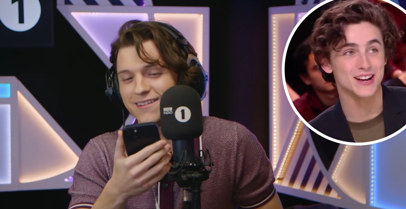 tom holland chiama timothée chalamet telefono