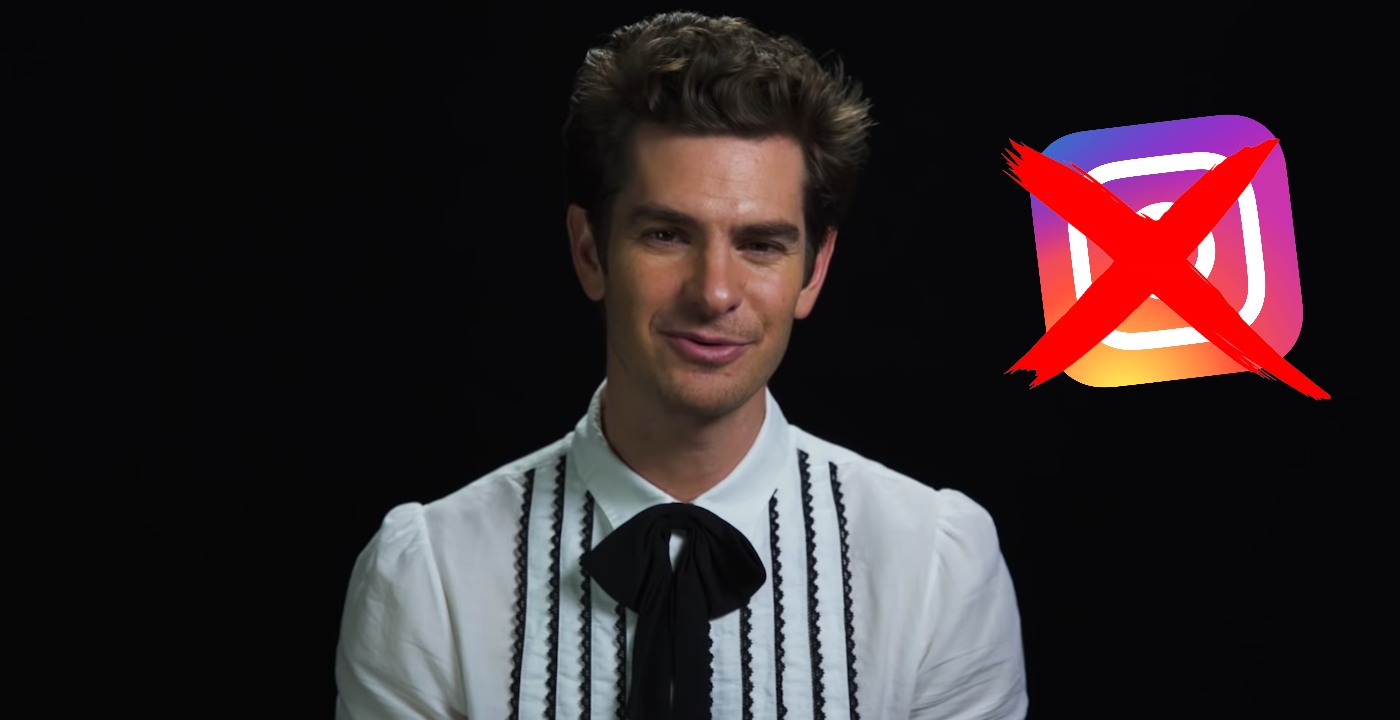 andrew garfield social perché non li ha