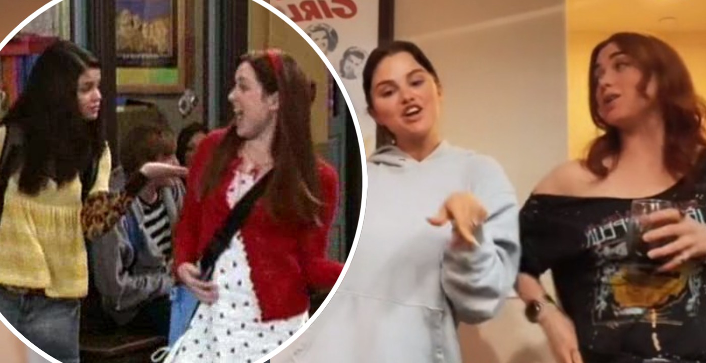 selena gomez jennifer stone reunion i maghi di waverly