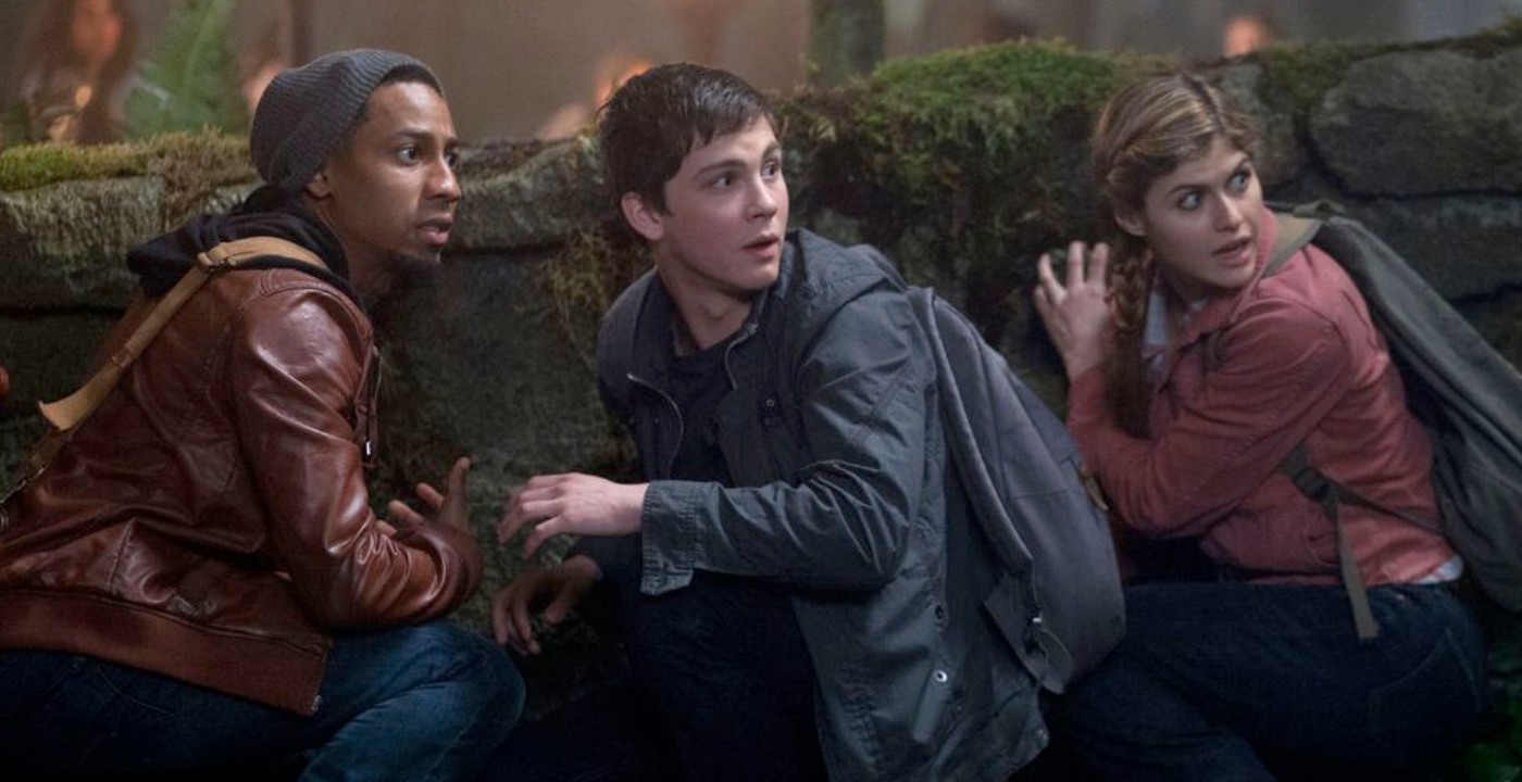 Percy Jackson Aryan Simhadri E Leah Jeffries Sono Grover E Annabeth