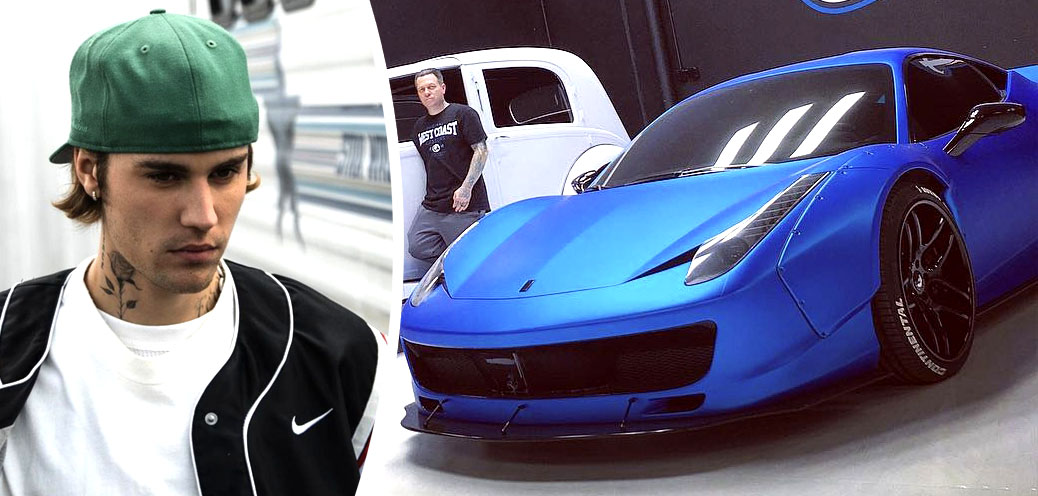 Justin Bieber bandito ferrari