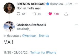 Brenda Asnicar e Christian Stefanelli