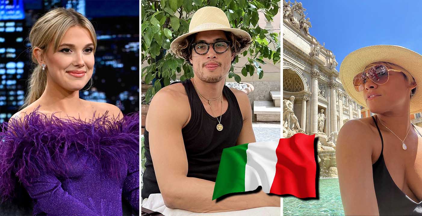 celebrità vacanza italia estate 2022