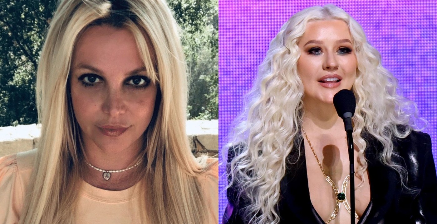 christina aguilera britney spears unfollow