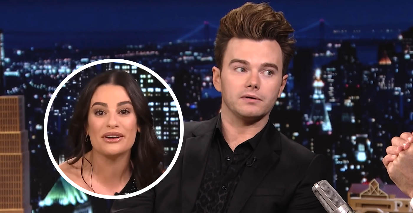 Chris Colfer Glee lancia frecciatina Lea Michele