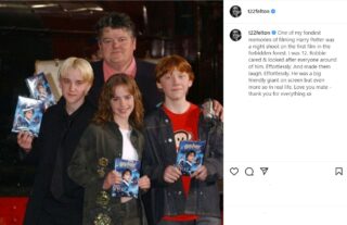 tom felton omaggio robbie coltrane