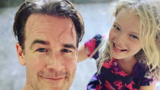 James Van Der Beek e la figlia Olivia