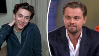 Timothée Chalamet paparazzato Leo DiCaprio