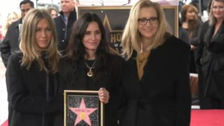 Courteney Cox jennifer aniston lisa kudrow stella walk of fame