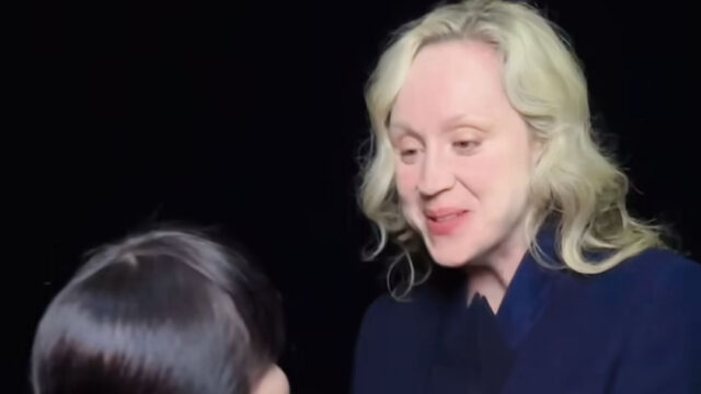 Gwendoline Christie alla Milano Fashion Week