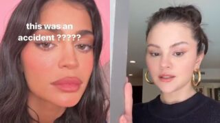 selena gomez kylie jenner tiktok sopracciglia