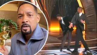 will smith ironizza schiaffo oscar 2022 video