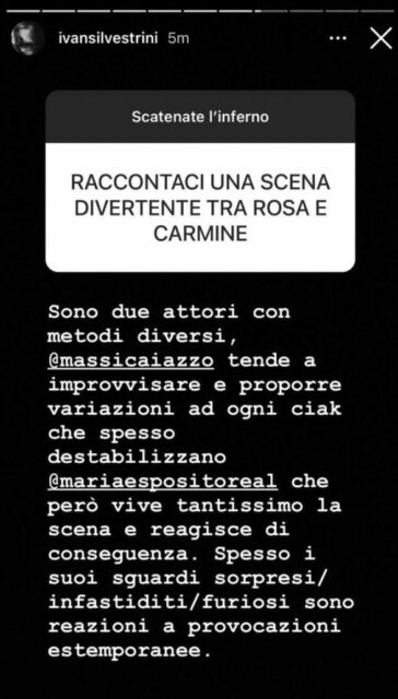Massimiliano Caiazzo e Maria Esposito dietro le quinte mare fuori