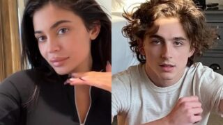 kylie jenner macchina casa Timothée Chalamet