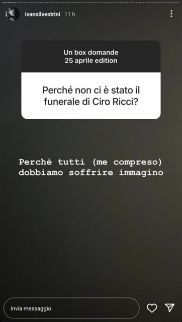 mare fuori ciro morte funerale